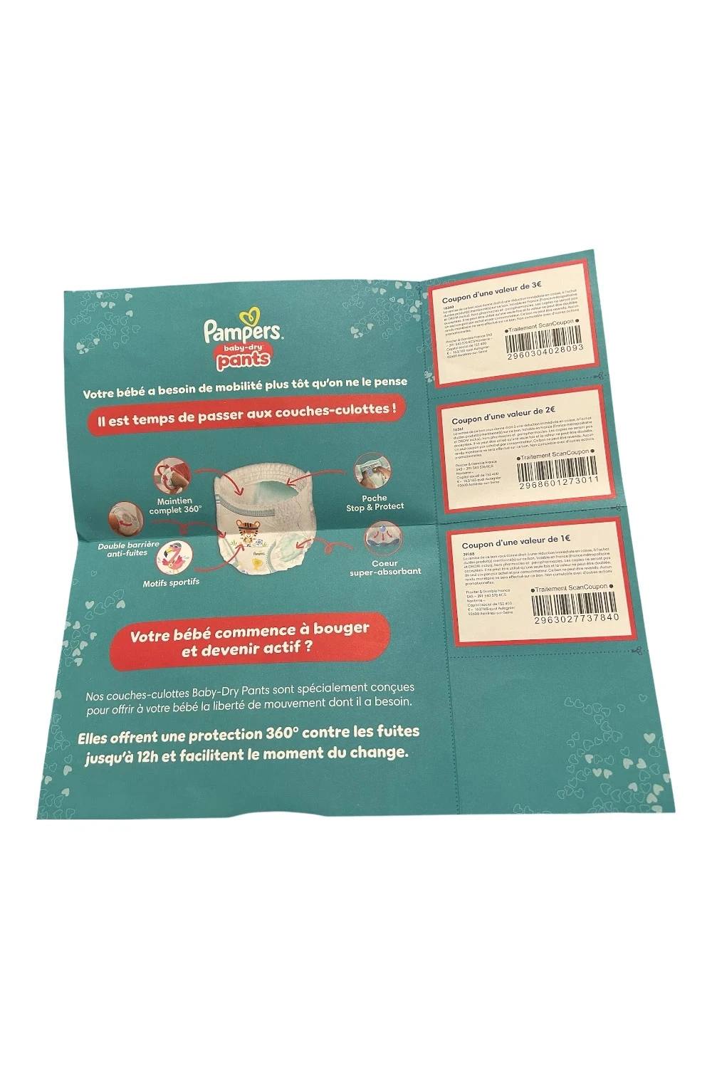 Lote de 2 fraldas tamanho 4 Pampers – photo 6